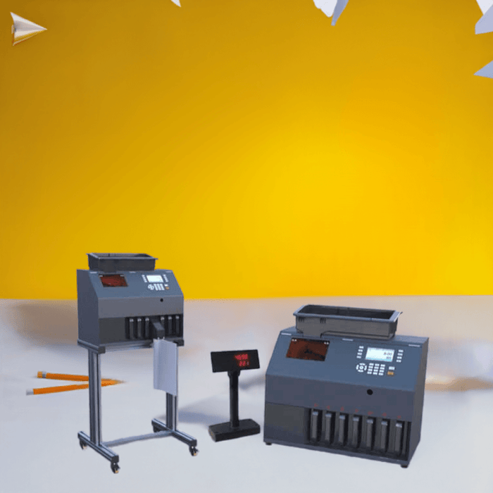 coin sorter and counter for high volume