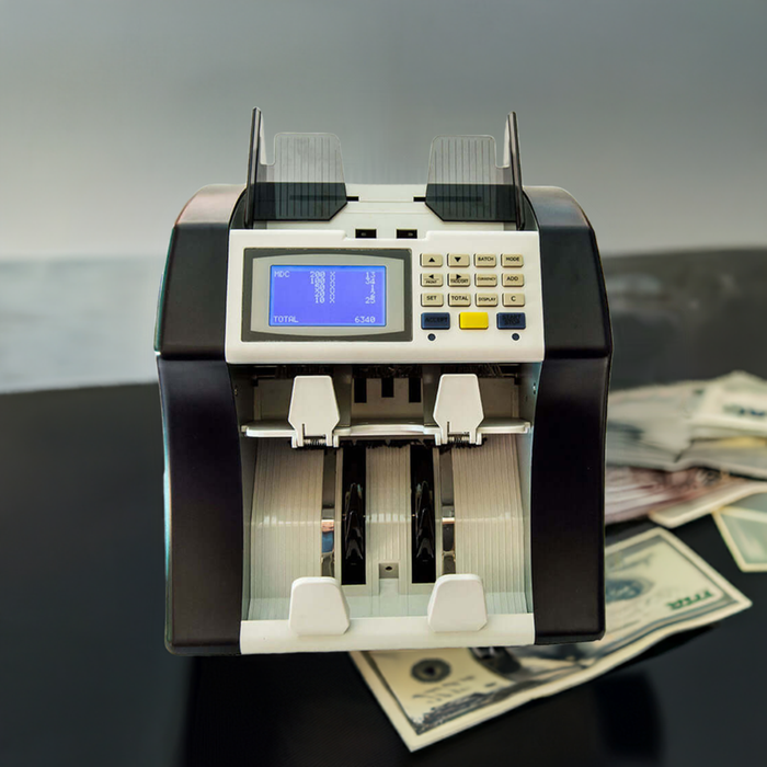 mixed currency note counter with reject pocket