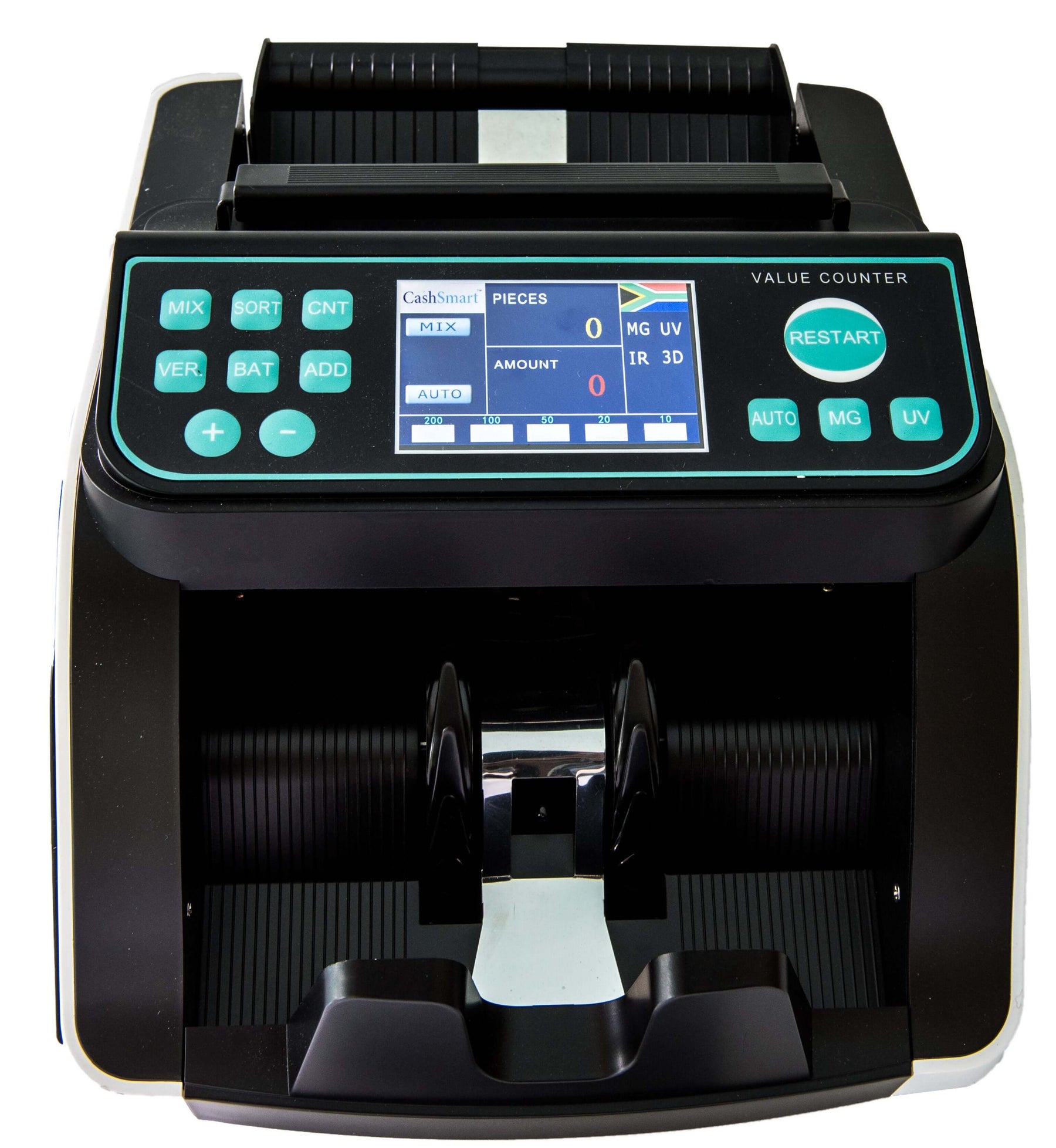 JUST ARRIVED..... First reasonably priced mixed note counter with CashSmart's reliability and Quality