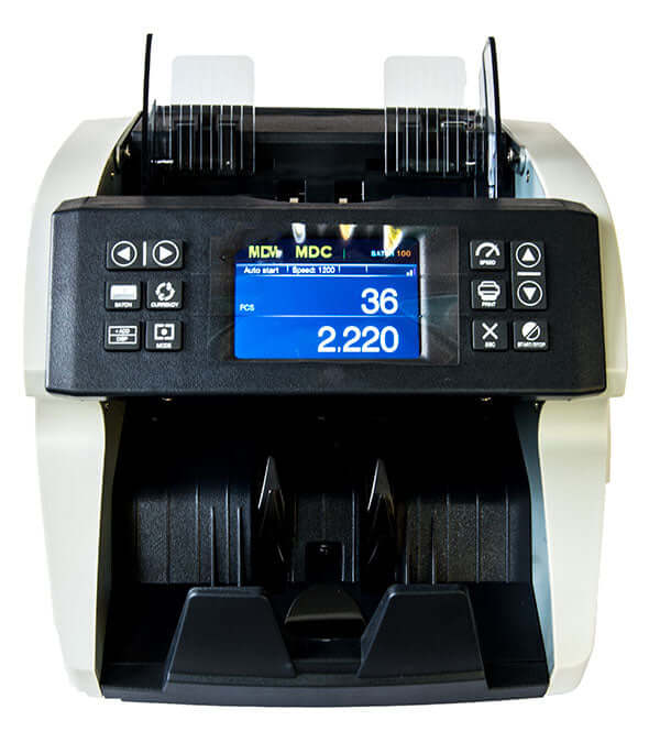 mixed note counter with counterfeit detection