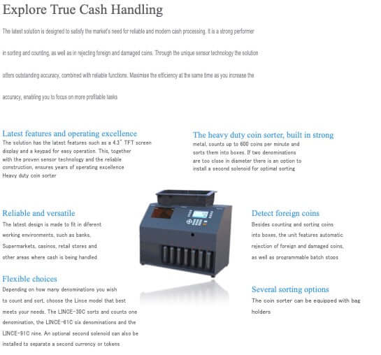 coin sorter and counter for high volume