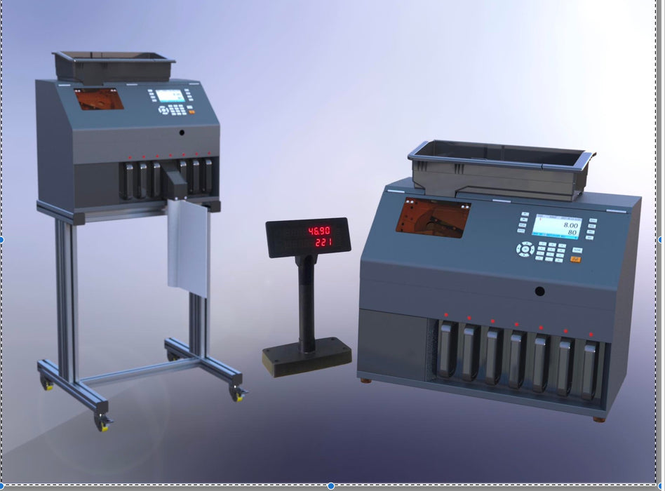 CS 9000 coin sorter counter