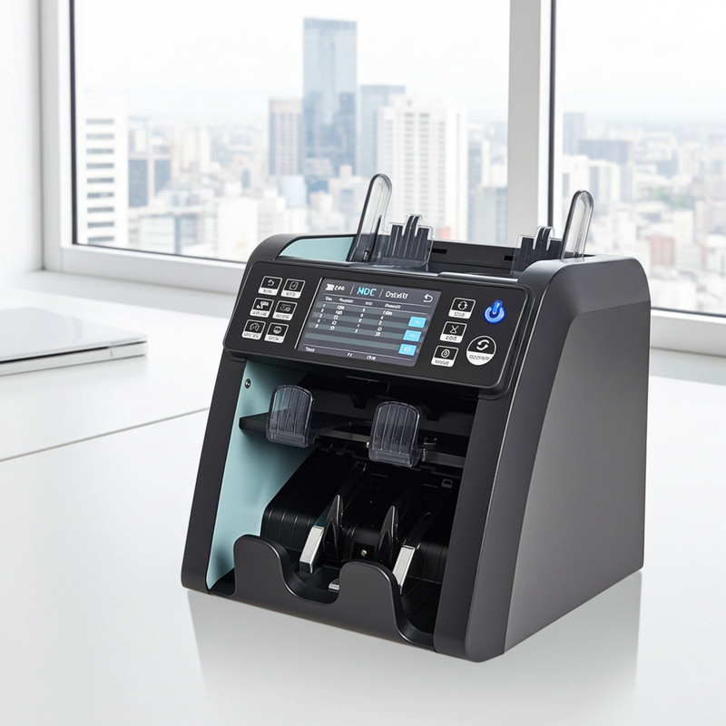Mixed note counting machine with reject pocket