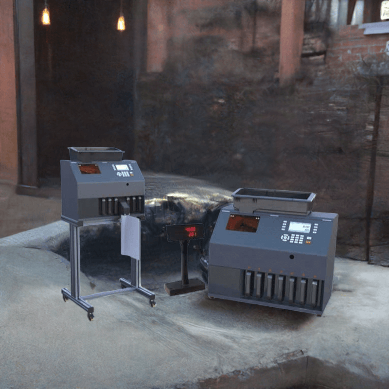 coin sorter and counter for high volume
