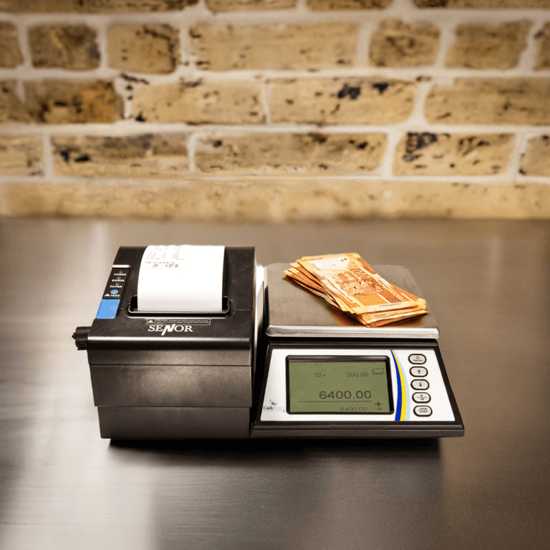 Note And Coin Counter Note and coin counter with printer — CashsmartSA