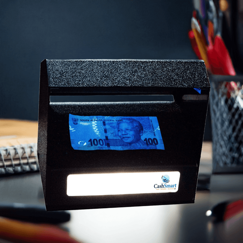 UV and white light counterfeit detector