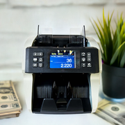 mixed note counter with counterfeit detection