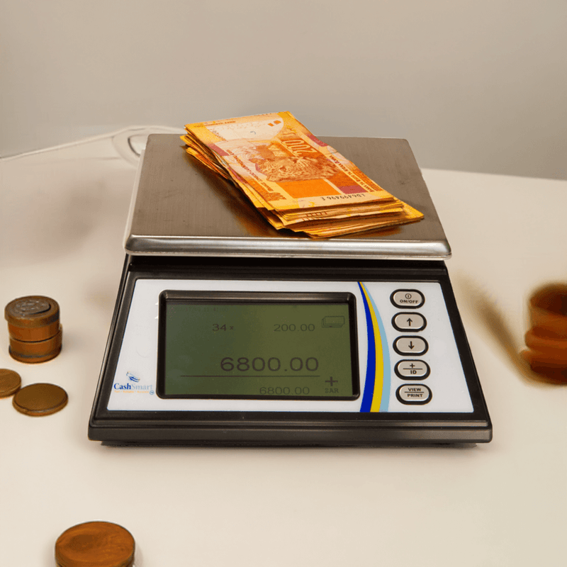Note and coin counter