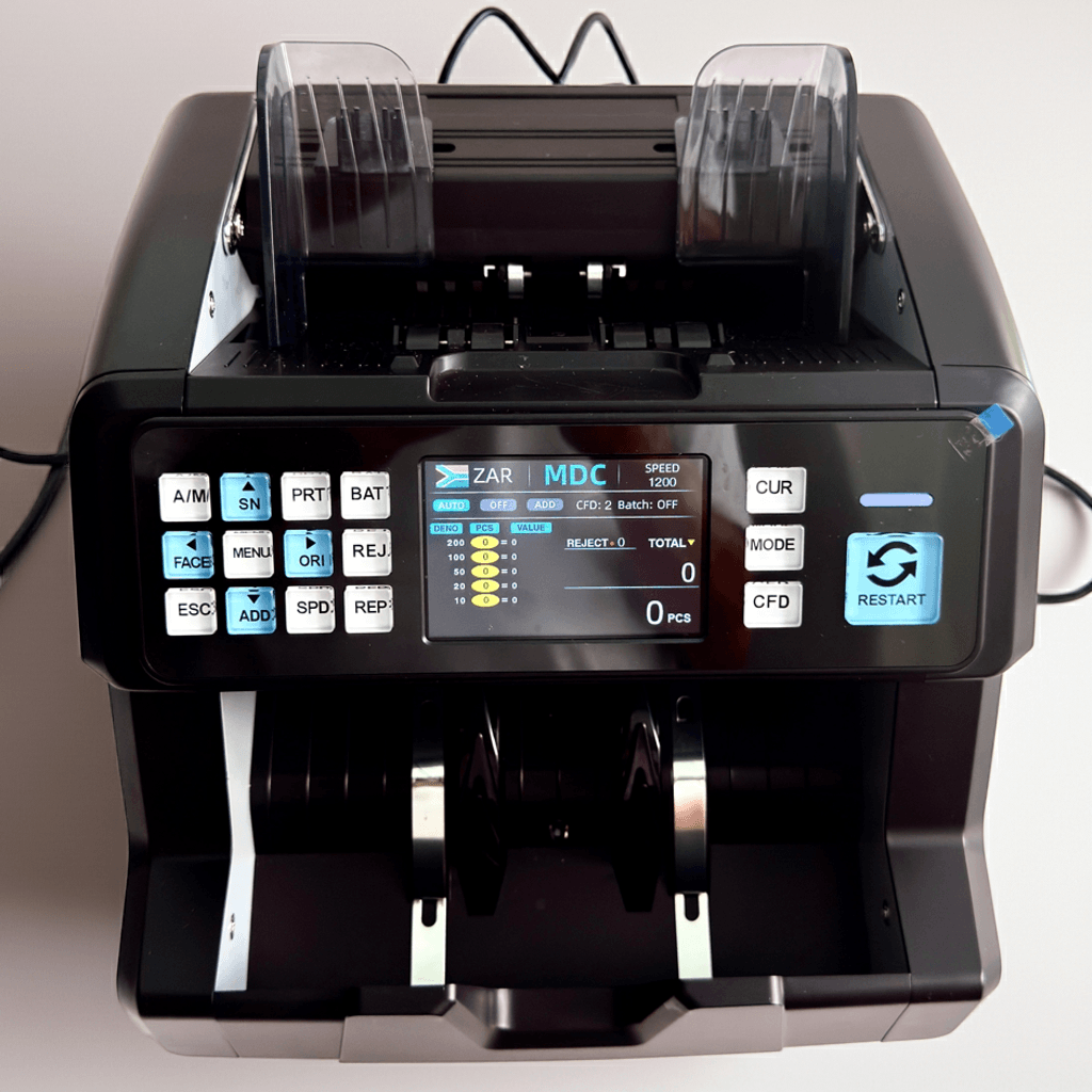Note Counter Compartements CS 950 Mixed note counter — CashsmartSA